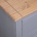 KOMODA vidaXL 135 x 40 x 80cm odcienie szarości matowe