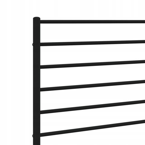 METALOWE WEZGŁOWIE, czarne, 180 cm vidaxl METALOWE WEZGŁOWIE, czarne, 180 cm vidaxl