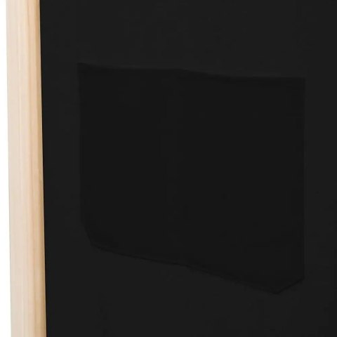 PARAWAN 5-panelowy, czarny, 200 x 170 x 4 cm, tkanina vidaXL PARAWAN 5-panelowy, czarny, 200 x 170 x 4 cm, tkanina vidaXL