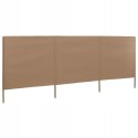PARAWAN VidaXL beże i brązy 400 cm x 4 m x 110 cm