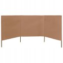 PARAWAN VidaXL beże i brązy 400 cm x 4 m x 110 cm