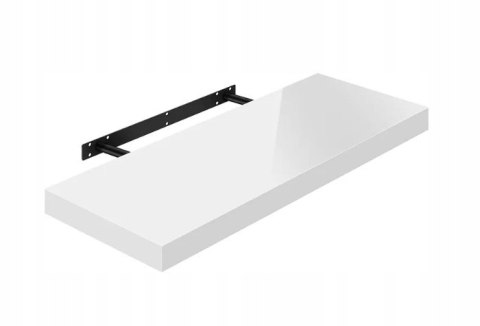 Półka pływająca wisząca płyta MDF Woltu 80 x 20 cm biały Półka pływająca wisząca płyta MDF Woltu 80 x 20 cm biały