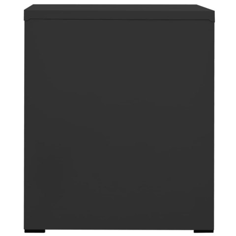 SZAFKA BIUROWA kartotekowa antracytowa, 46x62x72,5 cm, stalowa Vidaxl SZAFKA BIUROWA kartotekowa antracytowa, 46x62x72,5 cm, stalowa Vidaxl