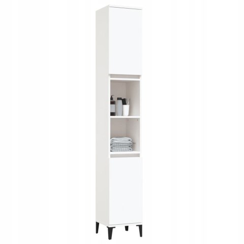SZAFKA SŁUPEK ŁAZIENKOWY biały 30x30x190 cm VIDAXL SZAFKA SŁUPEK ŁAZIENKOWY biały 30x30x190 cm VIDAXL