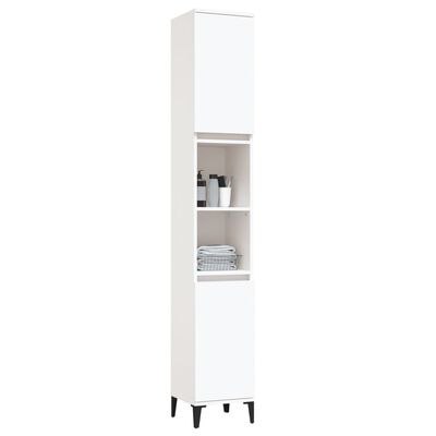 SZAFKA SŁUPEK ŁAZIENKOWY biały 30x30x190 cm VIDAXL SZAFKA SŁUPEK ŁAZIENKOWY biały 30x30x190 cm VIDAXL
