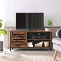 Szafka KOMODA RTV stojąca Songmics 110 x 50 x 40 cm RUSTYKALNY BRĄZ