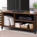 Szafka KOMODA RTV stojąca Songmics 110 x 50 x 40 cm RUSTYKALNY BRĄZ