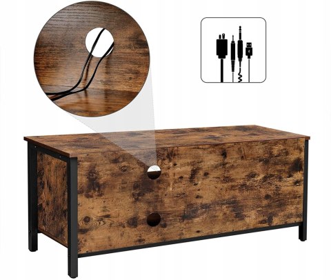 Szafka KOMODA RTV stojąca Songmics 110 x 50 x 40 cm RUSTYKALNY BRĄZ Szafka KOMODA RTV stojąca Songmics 110 x 50 x 40 cm RUSTYKALNY BRĄZ
