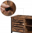 Szafka KOMODA RTV stojąca Songmics 110 x 50 x 40 cm RUSTYKALNY BRĄZ