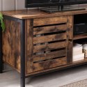 Szafka KOMODA RTV stojąca Songmics 110 x 50 x 40 cm RUSTYKALNY BRĄZ