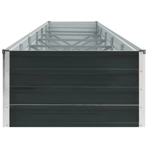 VidaXL PODWYŻSZONA DONICA z galwanizowanej stali 480x80x45 cm antracyt VidaXL PODWYŻSZONA DONICA z galwanizowanej stali 480x80x45 cm antracyt