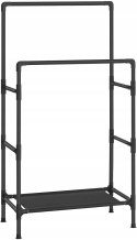 WIESZAK NA UBRANIA STOJĄCY CZARNY METAL LOFT 83 x 45 x 157 cm OUTLET