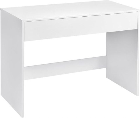 BIURKO KOMPUTEROWE eSituro 100 x 50 x 75 cm biały BIURKO KOMPUTEROWE eSituro 100 x 50 x 75 cm biały