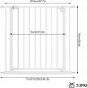 BRAMKA SCHODOWA barierka zabezpieczająca drzwi 75-87cm WOLTU