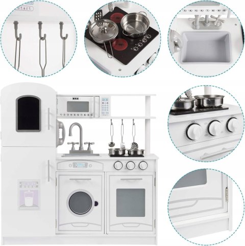 DREWNIANY ZESTAW KUCHENNY dla dzieci z akcesoriami WOLTU