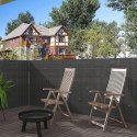 Mata siatka osłona maskująca ochronna z PVC 500x80 balkon płot Woltu szara