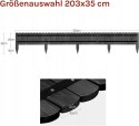 OBRZEŻE DREWNIANE palisada do rabat kwiatowych, trawników WOLTU