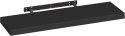 PÓŁKA WISZĄCA ŚCIENNA płyta MDF eSituro 90 x 23 x 3,8 cm czarna