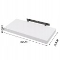 PÓŁKA WISZĄCA płyta MDF Woltu 80 x 22,9 cm biały