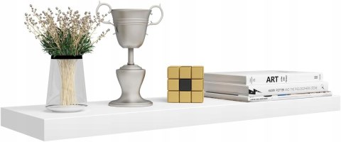 PÓŁKA WISZĄCA płyta MDF Woltu 80 x 22,9 cm biały PÓŁKA WISZĄCA płyta MDF Woltu 80 x 22,9 cm biały