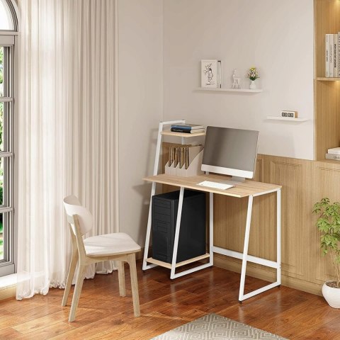 Półka wisząca ścienna płyta MDF eSituro 50 x 22,9 cm biały