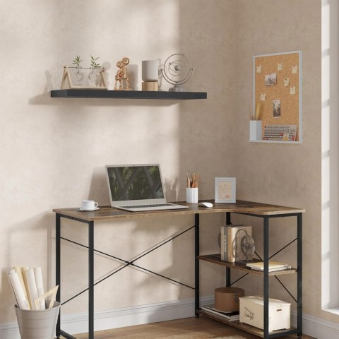 Półka wisząca ścienna pływająca płyta MDF Woltu 30 x 23 cm szary