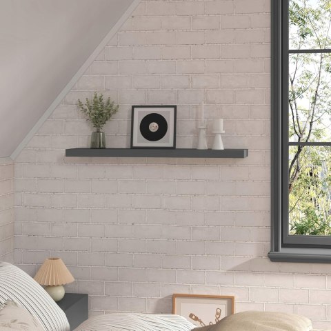 Półka wisząca ścienna pływająca płyta MDF Woltu 30 x 23 cm szary