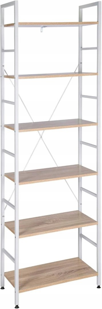 REGAŁ PÓŁKA na książki płyta MDF Woltu 60 x 28 cm dąb biały REGAŁ PÓŁKA na książki płyta MDF Woltu 60 x 28 cm dąb biały