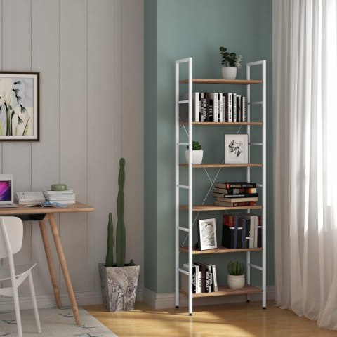 REGAŁ PÓŁKA na książki płyta MDF Woltu 60 x 28 cm dąb biały REGAŁ PÓŁKA na książki płyta MDF Woltu 60 x 28 cm dąb biały