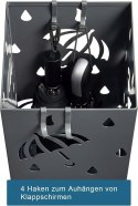 STOJAK NA PARASOLE, parasolnik woltu metal grafit