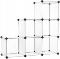 Szafka modułowa 6 pojemników na buty Songmics 93 x 93 x 31 cm biały