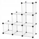 Szafka modułowa 6 pojemników na buty Songmics 93 x 93 x 31 cm biały