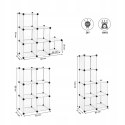 Szafka modułowa 6 pojemników na buty Songmics 93 x 93 x 31 cm biały