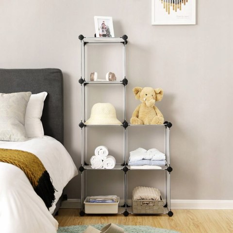 Szafka modułowa 6 pojemników na buty Songmics 93 x 93 x 31 cm biały Szafka modułowa 6 pojemników na buty Songmics 93 x 93 x 31 cm biały