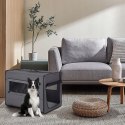 Transporter Torba transportowa tkanina Eugad S/M 61x51x46 cm składany szary