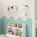 ZESTAW 3 PÓŁEK wiszących płyta MDF Woltu 60 x 10 cm biały