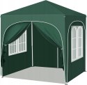 PAWILON OGRODOWY NAMIOT UV 50+ POP UP PE ZIELONY 2 x 2 x 2,4 M OGRÓD WOLTU