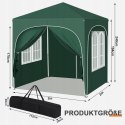 PAWILON OGRODOWY NAMIOT UV 50+ POP UP PE ZIELONY 2 x 2 x 2,4 M OGRÓD WOLTU