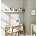 PÓŁKA ŚCIENNA lewitująca płyta MDF Woltu 70 x 22,9 cm biały
