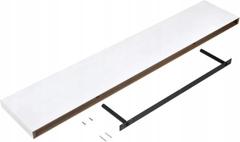 PÓŁKA ŚCIENNA lewitująca płyta MDF eSituro 90 x 23 cm biały