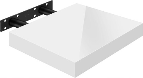 Półka wisząca ścienna pływająca płyta MDF Woltu 22,9 x 3,8 cm biały Półka wisząca ścienna pływająca płyta MDF Woltu 22,9 x 3,8 cm biały