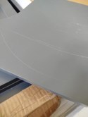 SZAFKA ŁAZIENKOWA pod umywalkę z wycięciem na syfon szara eSituro OUTLET
