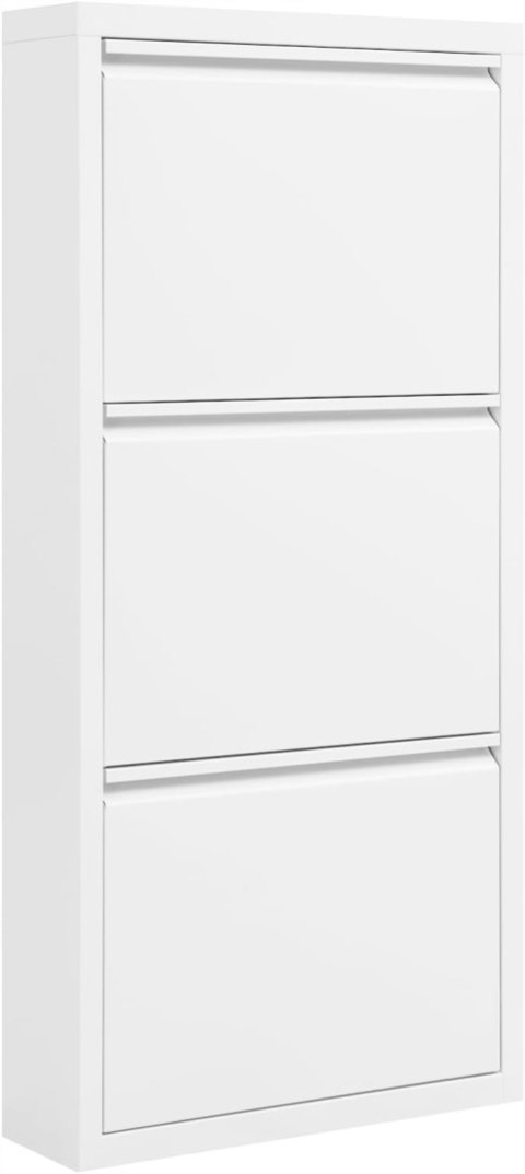 SZAFKA NA BUTY woltu 50 x 106 x 15 cm biały
