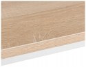 Stolik kawowy boczny prostokątny 45 x 25 x 63,6cm dąb jasny WOLTU