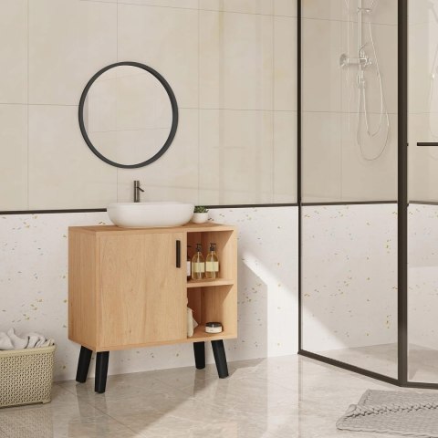 Szafka pod umywalkę Eugad 30 x 60 x 61 cm kolor jasny dąb Szafka pod umywalkę Eugad 30 x 60 x 61 cm kolor jasny dąb