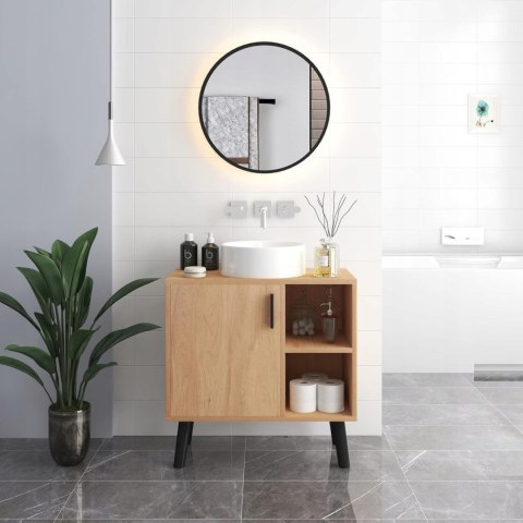 Szafka pod umywalkę Eugad 30 x 60 x 61 cm kolor jasny dąb Szafka pod umywalkę Eugad 30 x 60 x 61 cm kolor jasny dąb