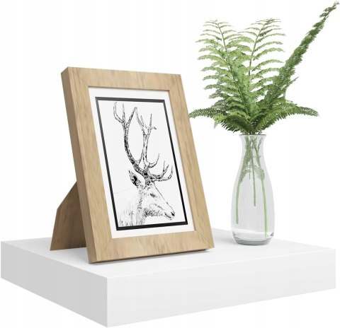 WOLTU Półka ścienna MDF 25 x 22,9 x 3,8cm biały WOLTU Półka ścienna MDF 25 x 22,9 x 3,8cm biały