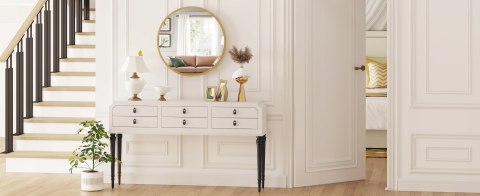 Lustro Woltu ścienne koło rama metal kolor złoty 60 x 60 mm