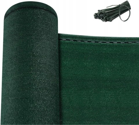 OSŁONA OGRODZENIA mata zacieniająca WOLTU PVC zielona 1,8 x 15 m