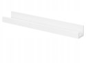 Półka wisząca pływająca płyta biały MDF Woltu 100 x 11 cm